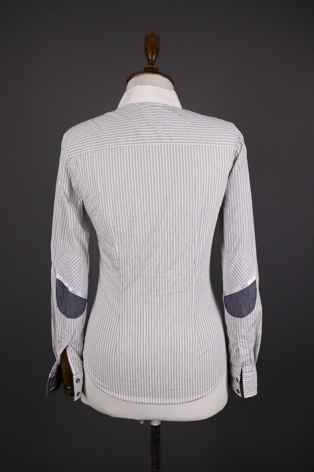 Paul & Shark Yachting Stretch White Stripe Long Sleeve Blouse Shirt – Size 40