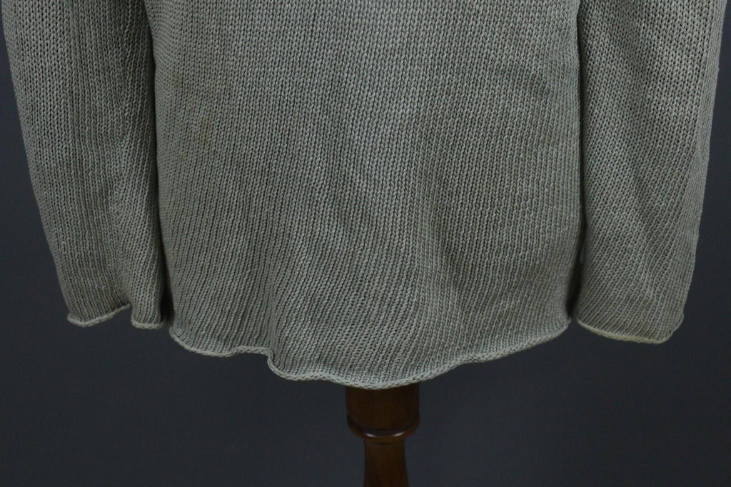 ANNETTE GORTZ Green Deep V-Neck Knit Pullover Sweater – Size XL