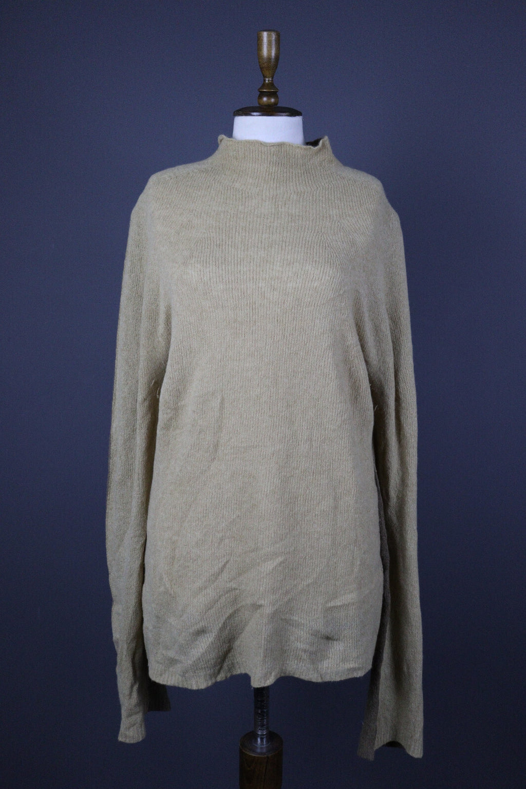 Marc Cain Brown Angora Wool Long Sleeve Oversized Knit Sweater – Size 2