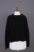 RUNDHOLZ Black Tight Knitted Crew Neck Long Sleeve Pullover Sweater – Size M