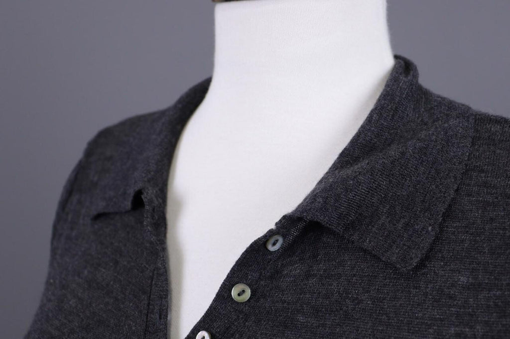 Dolce&Gabbana Gray Henley Short Sleeve Summer Top Shirt – Size M