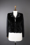THE KOOPLES Black Wool Cape Jacket Blazer – Size 38 – Used