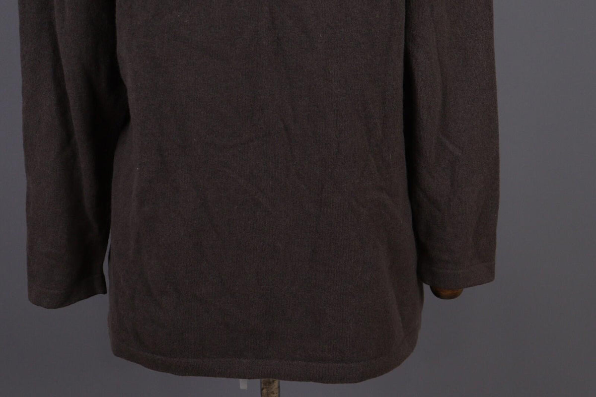 ICEBERG Brown Wool Oversized Knit Sweater – Size 40 M