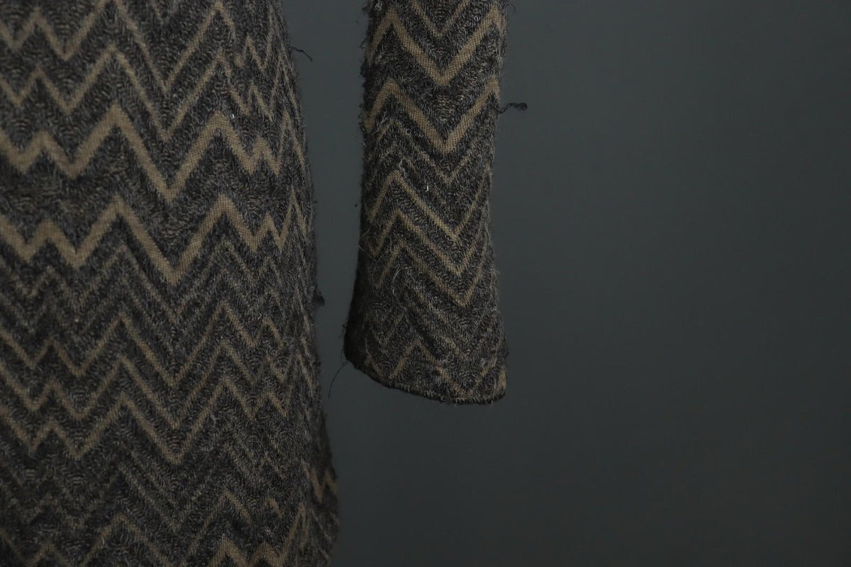 TRANSIT PAR SUCH Gray Brown Chevron Long Sleeve Button-Front Cardigan – Size 1