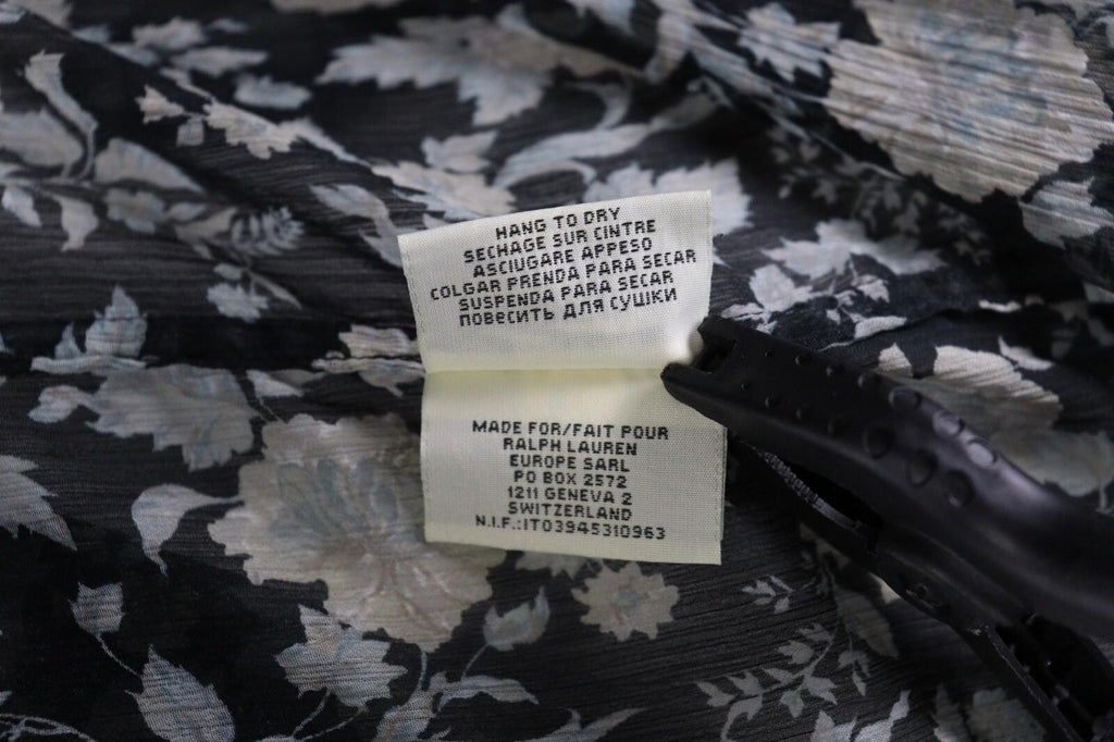 DENIM SUPPLY RALPH LAUREN Floral Sheer Long Sleeve Blouse Shirt – Size S