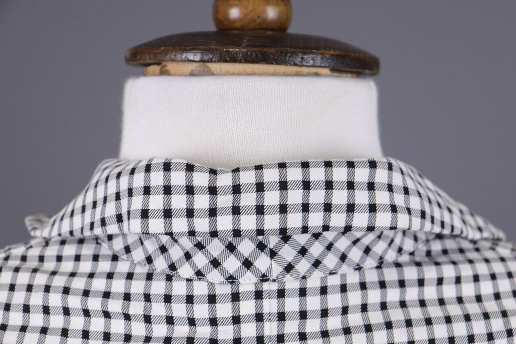 Max Mara White & Black 3/4 Sleeve Check Blazer Jacket – Size I 40 / USA 6