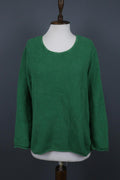 GUDRUN SJODEN Green Long Sleeve Round Neck Pullover Knit Sweater – Size M – Used