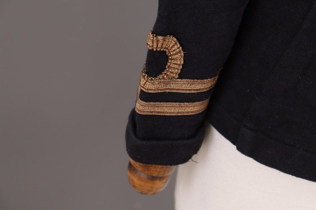 Denim & Supply Ralph Lauren Blue Double Breasted Yachting Military Jacket – Size S