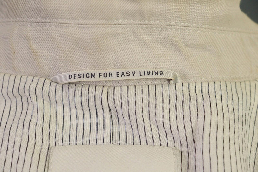 'S MAX MARA White Cotton Ramie Overcoat Coat Jacket – Size 12