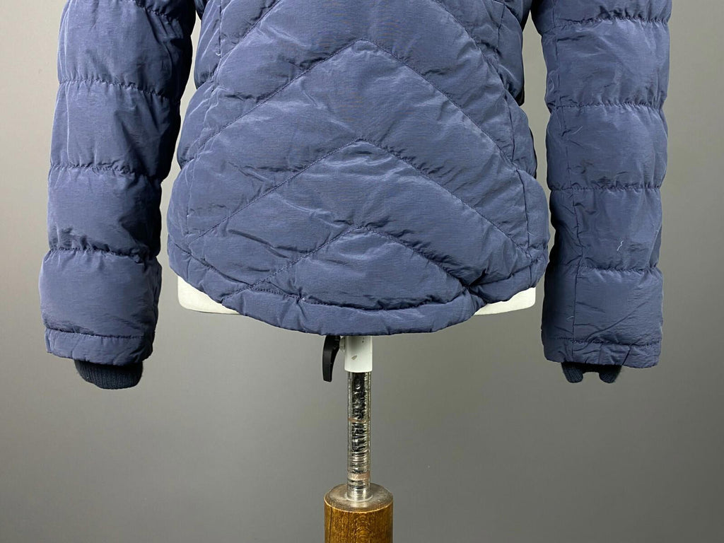 POLO JEANS COMPANY Blue Full Zip Hooded Faux Fur Down Puffer Jacket – Women's M