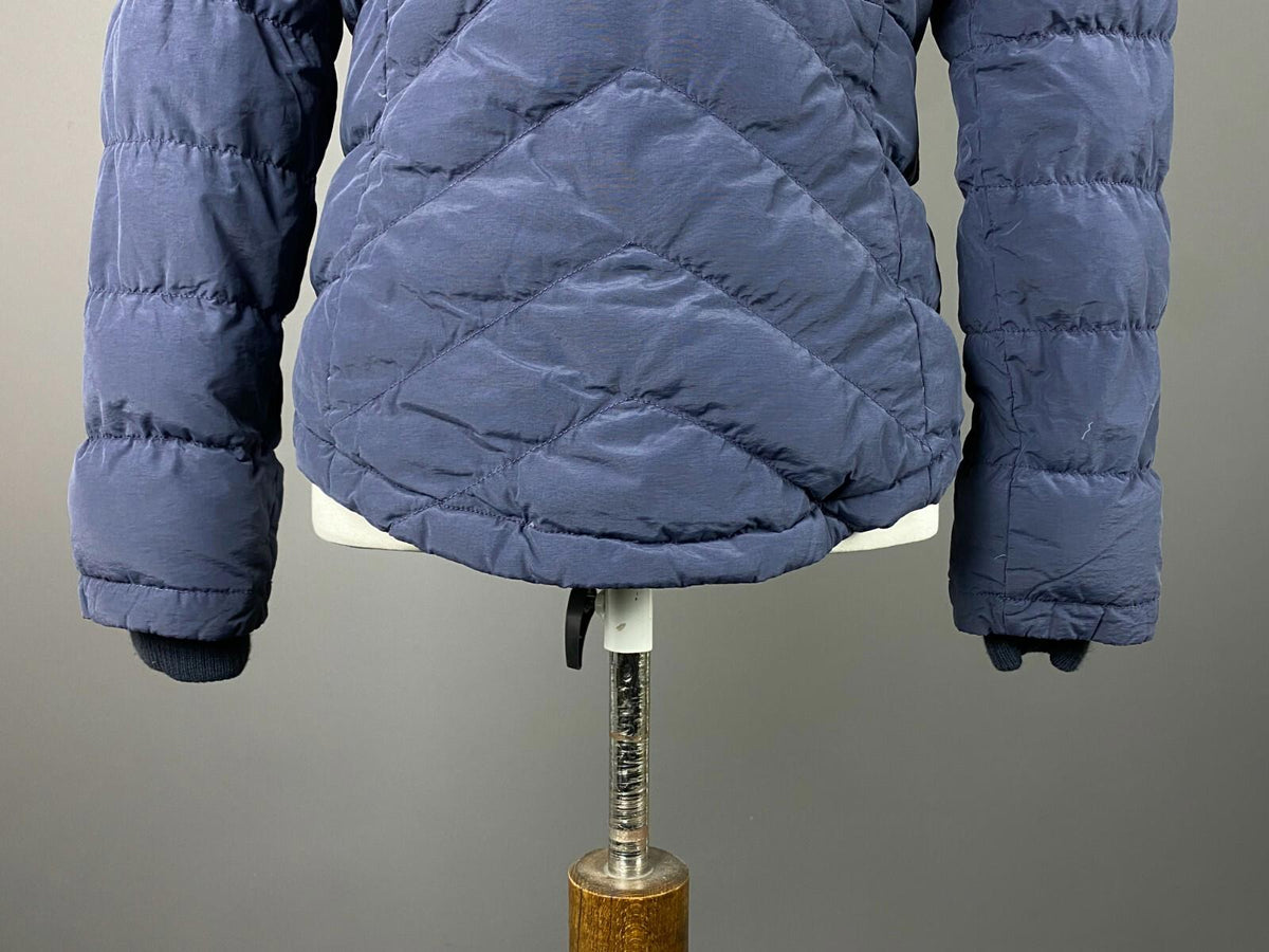 POLO JEANS COMPANY Blue Full Zip Hooded Faux Fur Down Puffer Jacket – Women's M