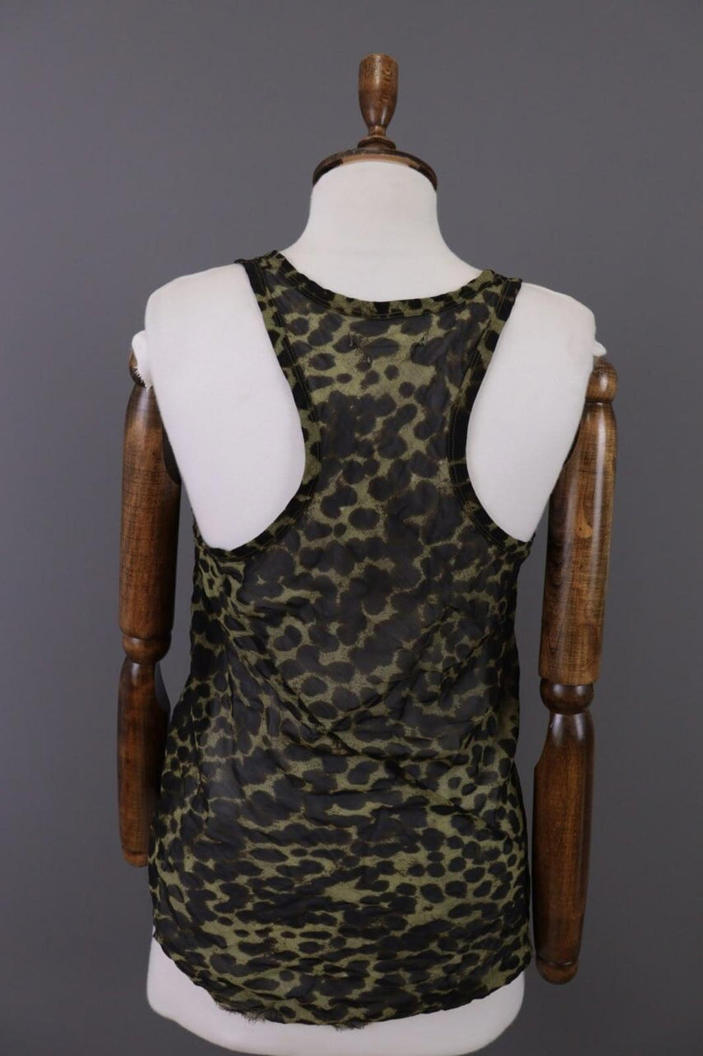ISABEL MARANT ETOILE Multicolor Animal Printed Mesh Top Shirt Blouse – Size 36 S
