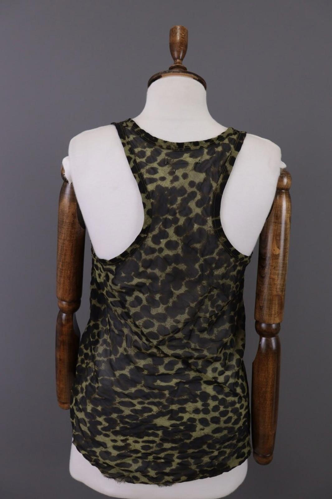 ISABEL MARANT ETOILE Multicolor Animal Printed Mesh Top Shirt Blouse – Size 36 S