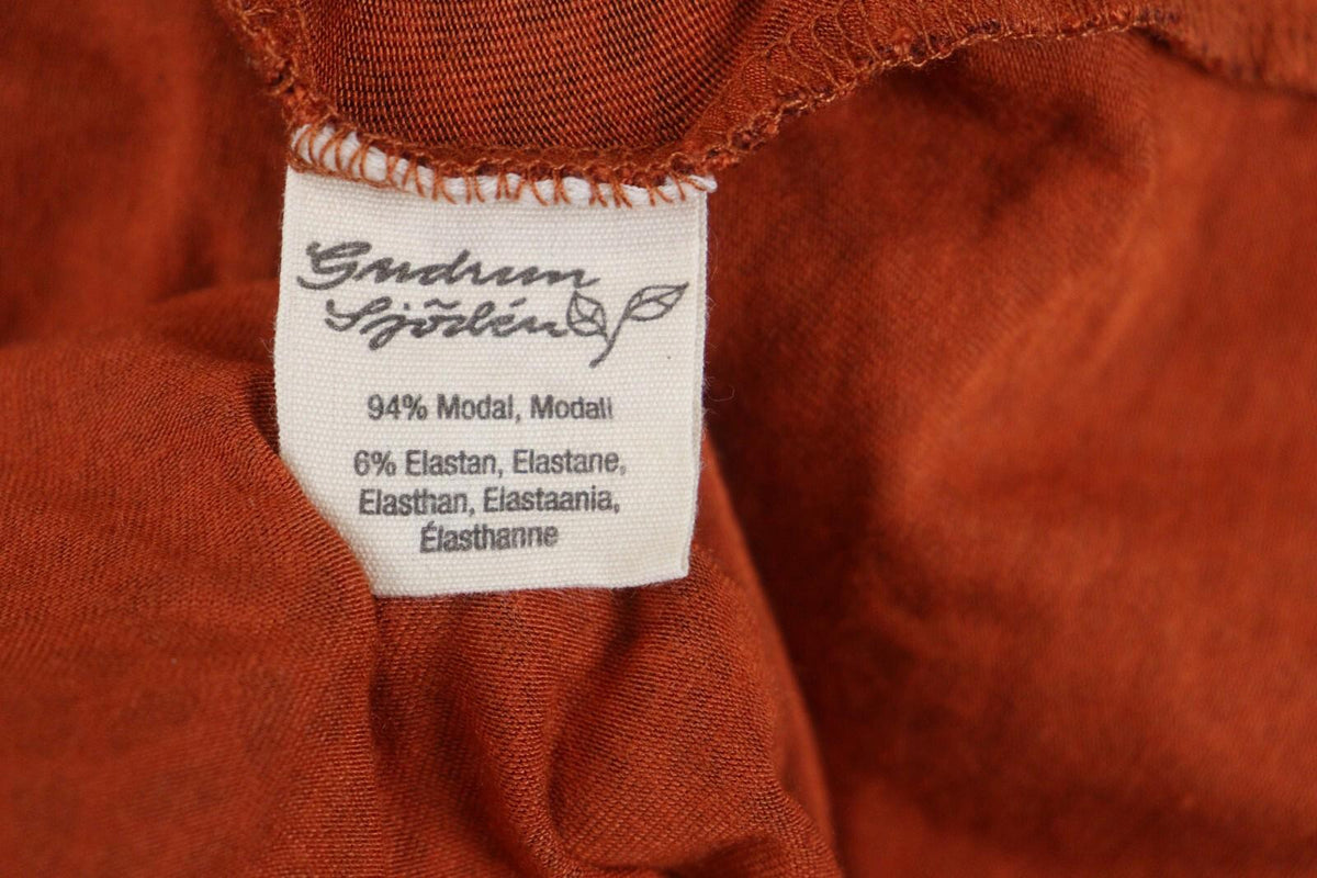 GUDRUN SJODEN Brown Sleeveless Scoop Neck Fit & Flare Dress – Size M
