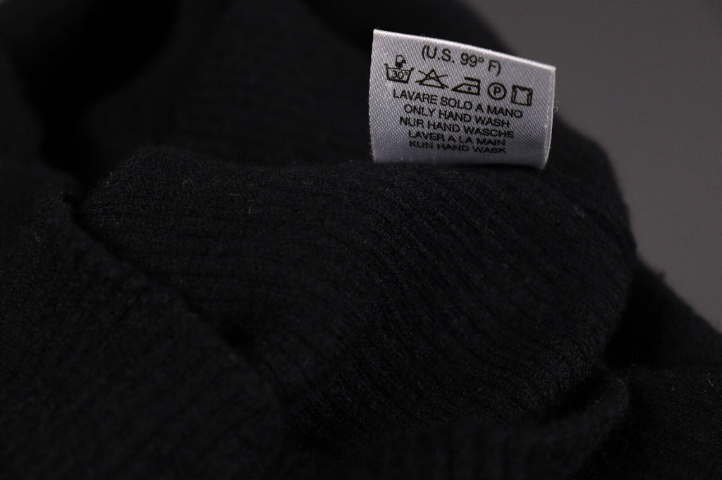 Transit Par Such 400 Wool Black Tigh Knit Sweater – Size 4