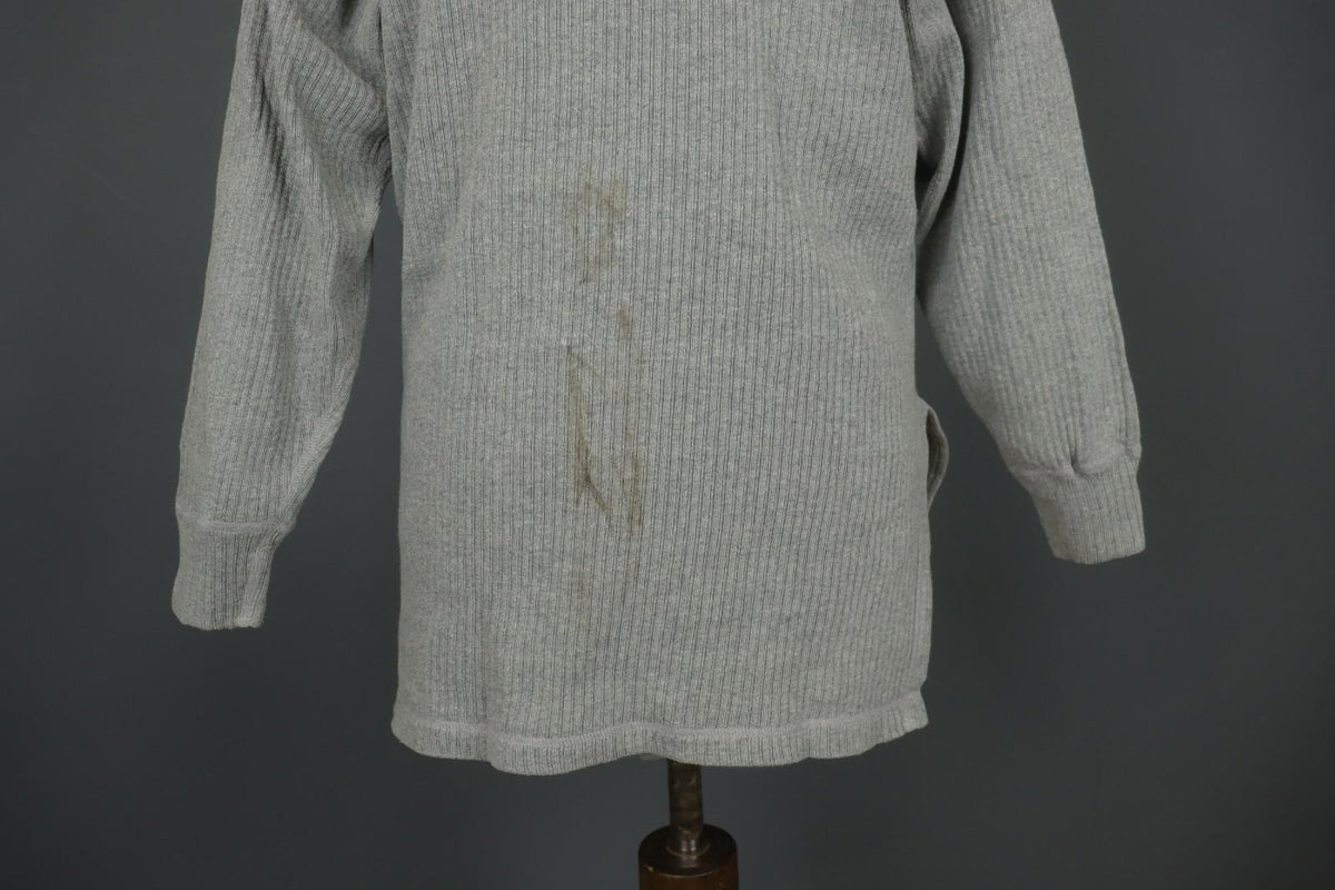 GUDRUN SJODEN Gray Raglan Sleeve Crew Neck Side Slit Pullover Sweater – Size M