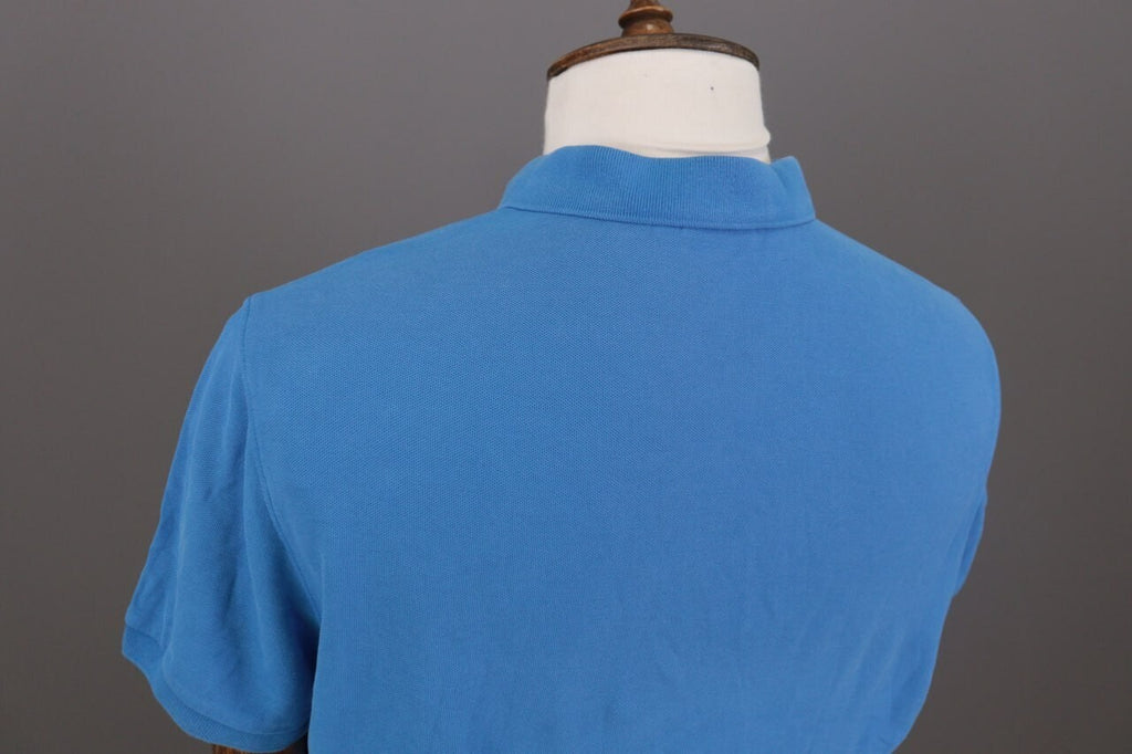 J.Lindeberg Slim Fit Blue Sport Golf Short Sleeve Polo Shirt – Size L