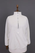 FRAUENSCHUH POLARTEC White 1/2 Zip Lightweight Fleece Top – Size XL