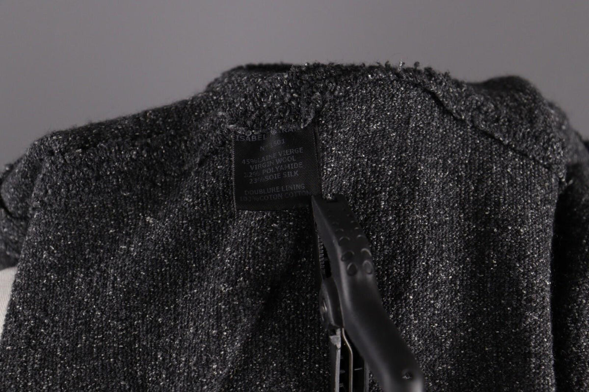 ISABEL MARANT ETOILE Wool Silk Slim Solid Designer Blazer Jacket – Size 2