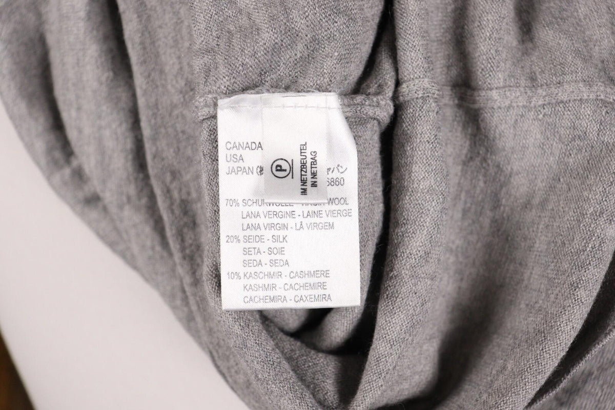 ESCADA Gray Wool Silk Cashmere Long Sleeve Top Shirt – Size 40