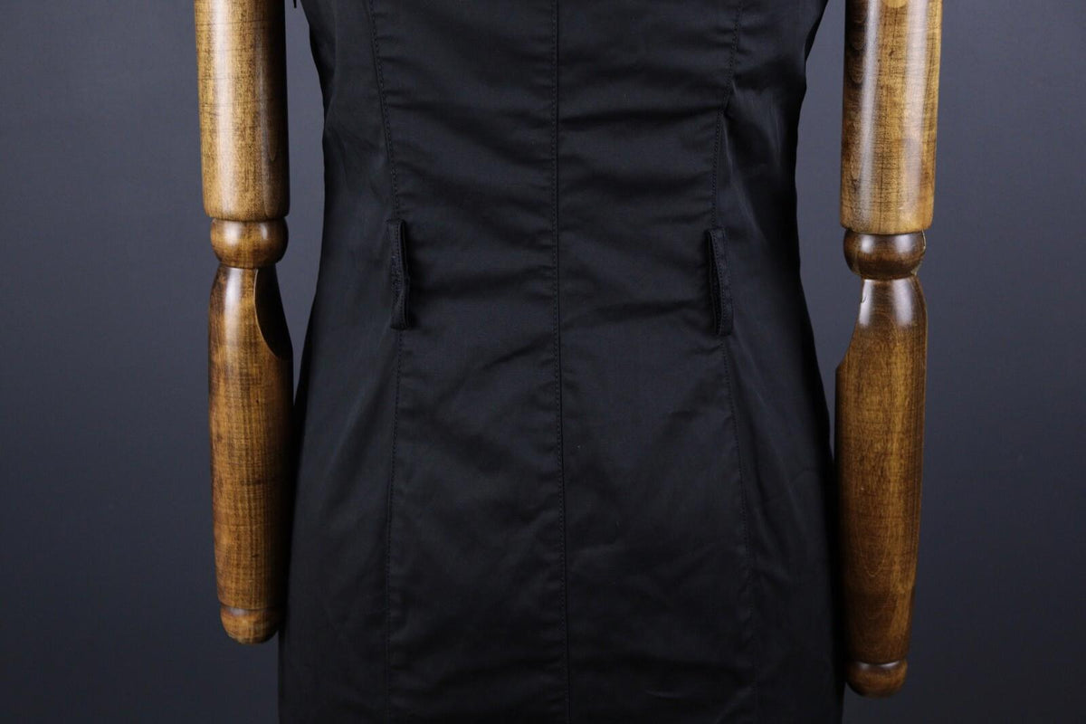 MAX MARA STUDIO Black A-Line Strappy Midi Dress – Size M