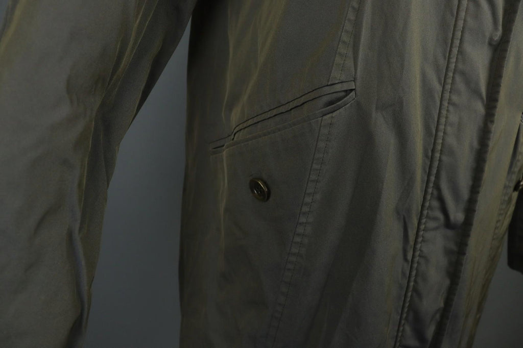 MAX MARA WEEKEND Dark Green Long Sleeve Hooded Windbreaker Jacket – Size 42