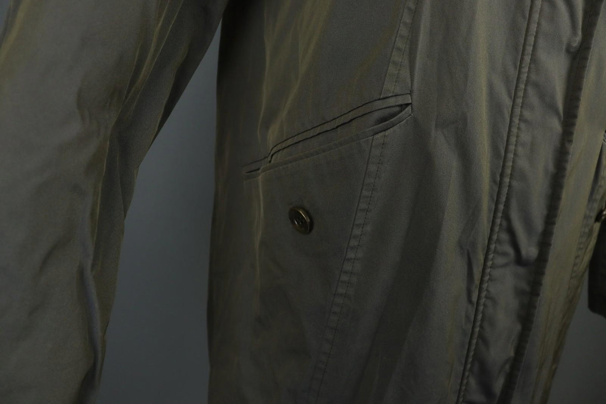 MAX MARA WEEKEND Dark Green Long Sleeve Hooded Windbreaker Jacket – Size 42
