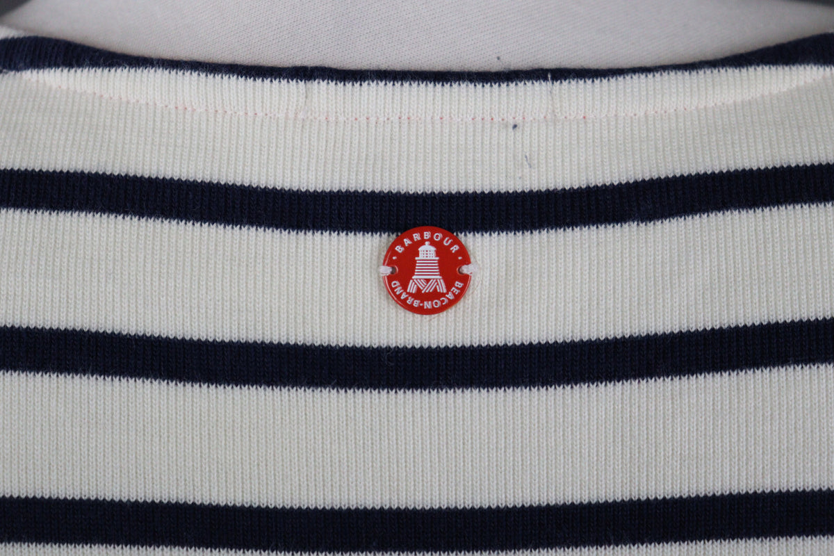 Barbour Multicour Beacon Brand Striped Pembrey Sweater Dress EU 40 UK 14 US 10