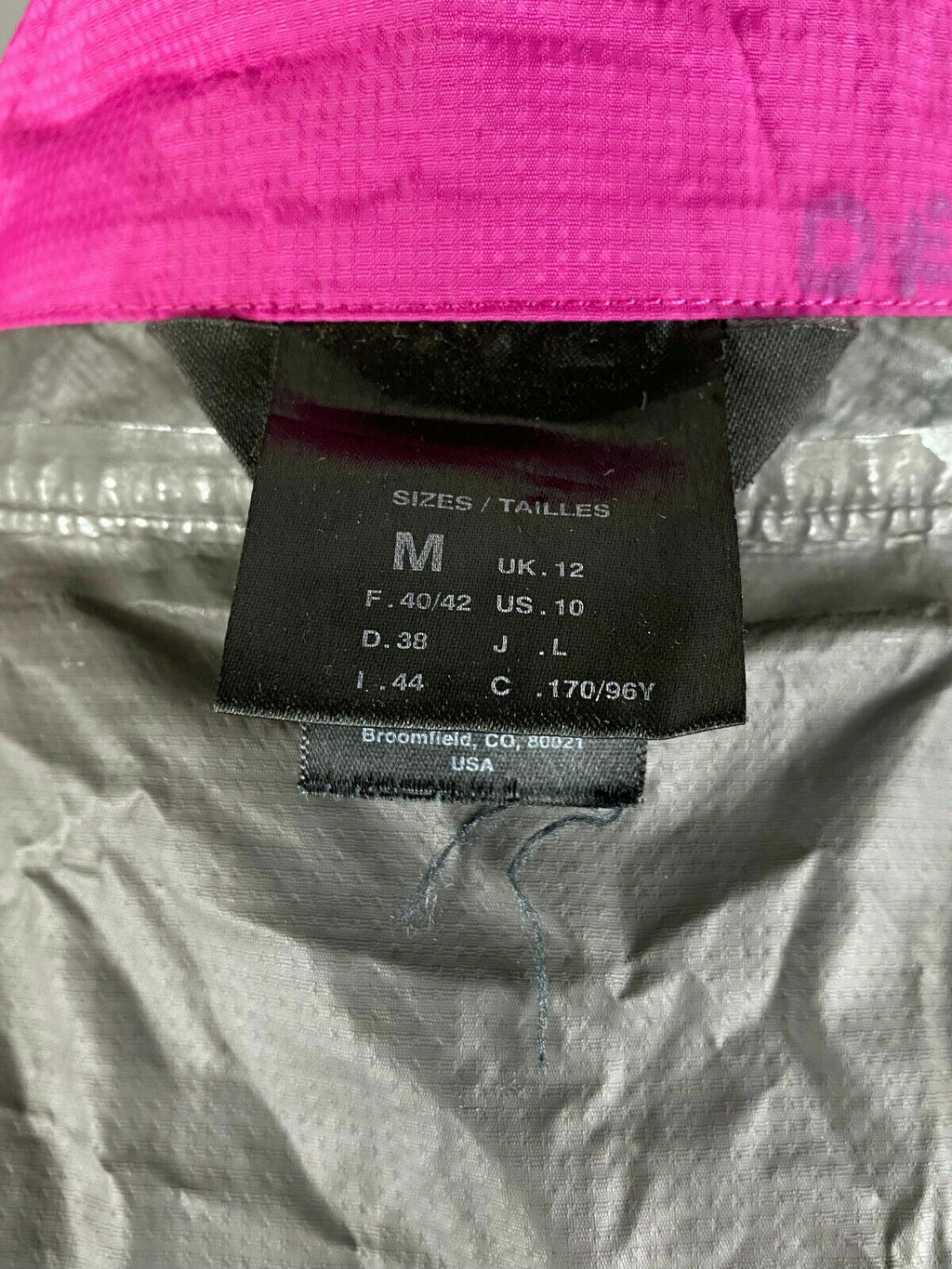 Millet Dry Edge Pink Nylon Hooded Windbreaker Jacket M US 10 UK 12 EU 40-42