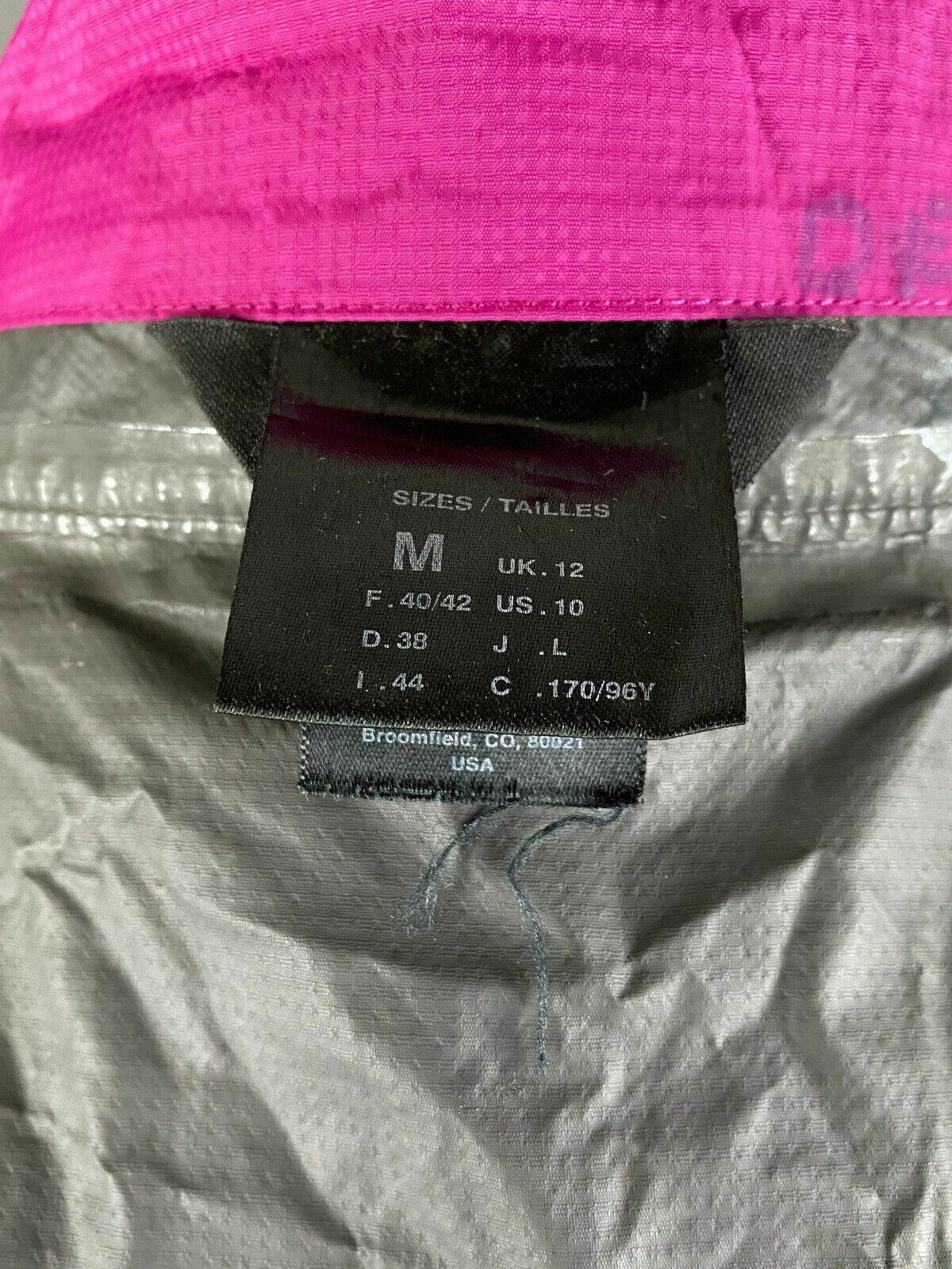 Millet Dry Edge Pink Nylon Hooded Windbreaker Jacket M US 10 UK 12 EU 40-42