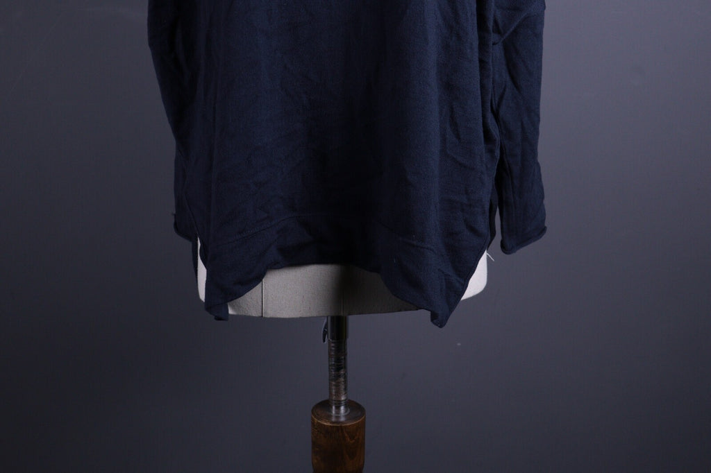 Annette Gortz Dark Blue Wool Hooded Oversized Sweater – Size M