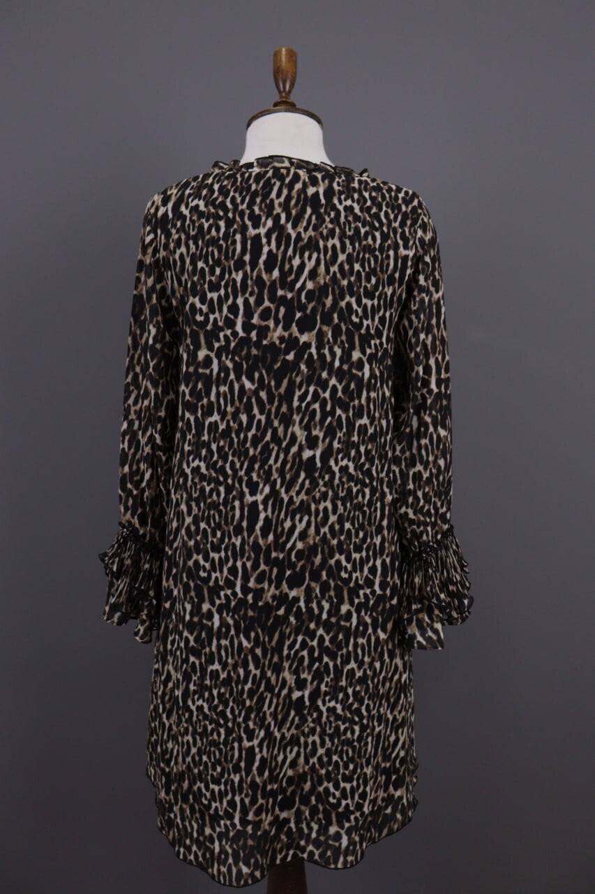 Used True Religion Multicolor Animal Printed V-Neck Summer Evening Midi Dress – Size S