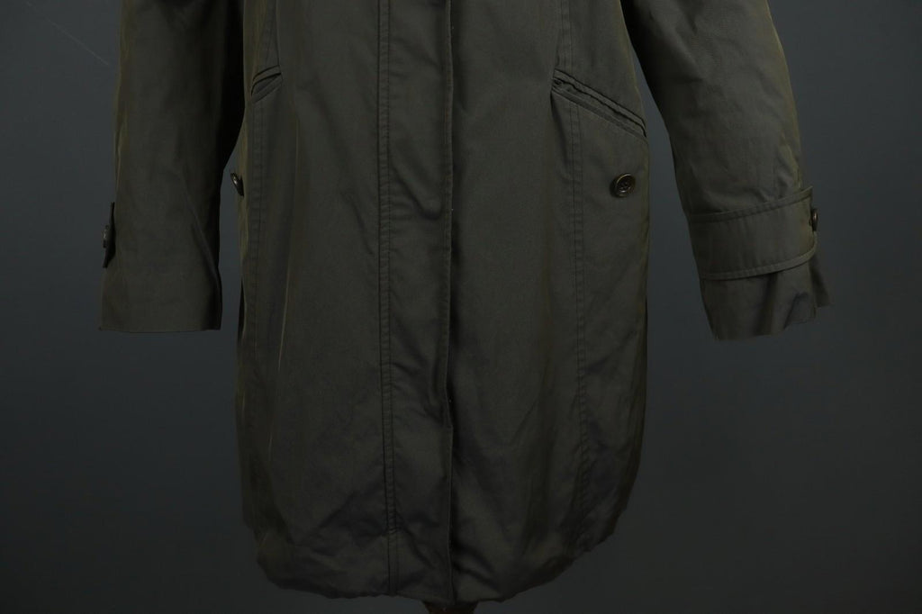 MAX MARA WEEKEND Dark Green Long Sleeve Hooded Windbreaker Jacket – Size 42