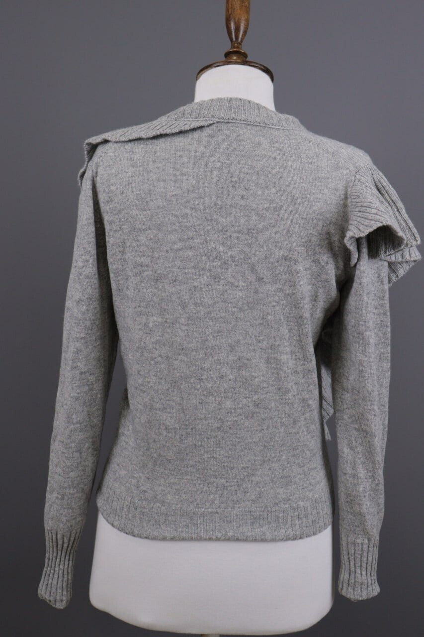 J.Crew 100% Cashmere Gray Knit Cardigan Sweater – Size XS