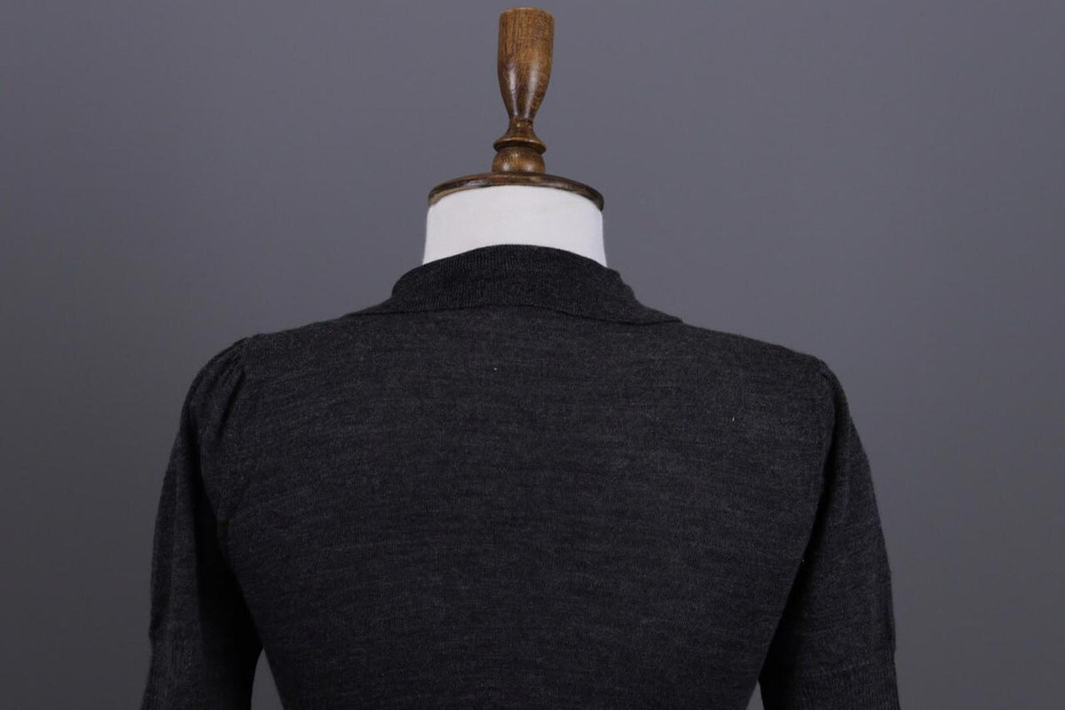 Dolce&Gabbana Gray Henley Short Sleeve Summer Top Shirt – Size M