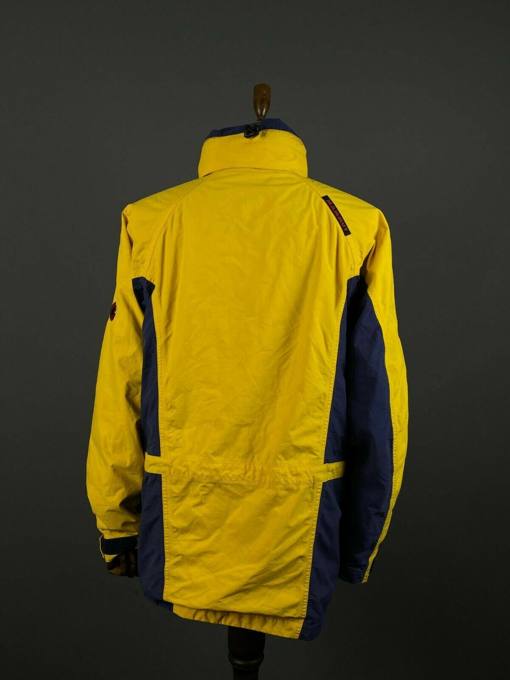 Used Vintage Mammut Recco Yellow Waterproof Ski Jacket – Size XXL