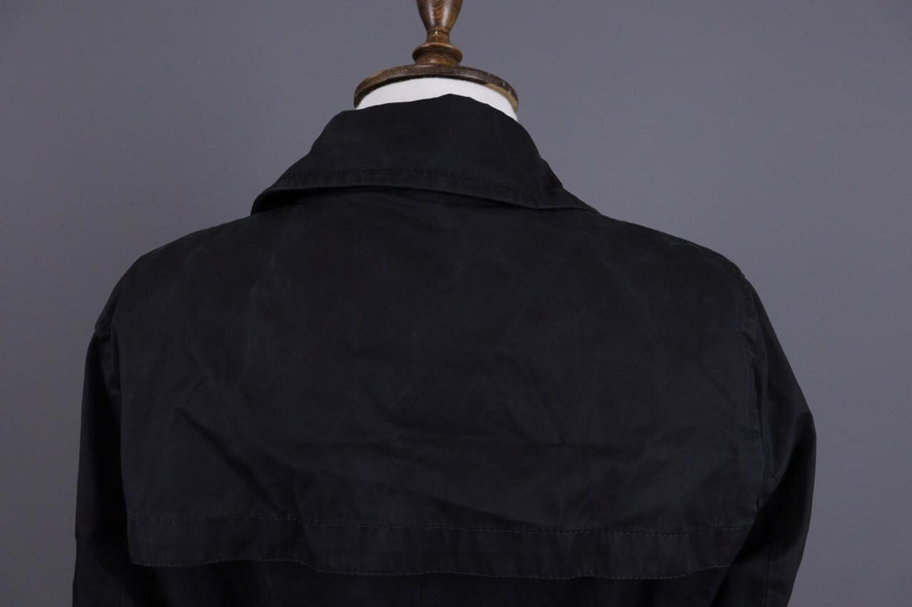 WEEKEND MAX MARA Black Double Breasted Belted Trench Coat – Size I 44 / GB 12 / S