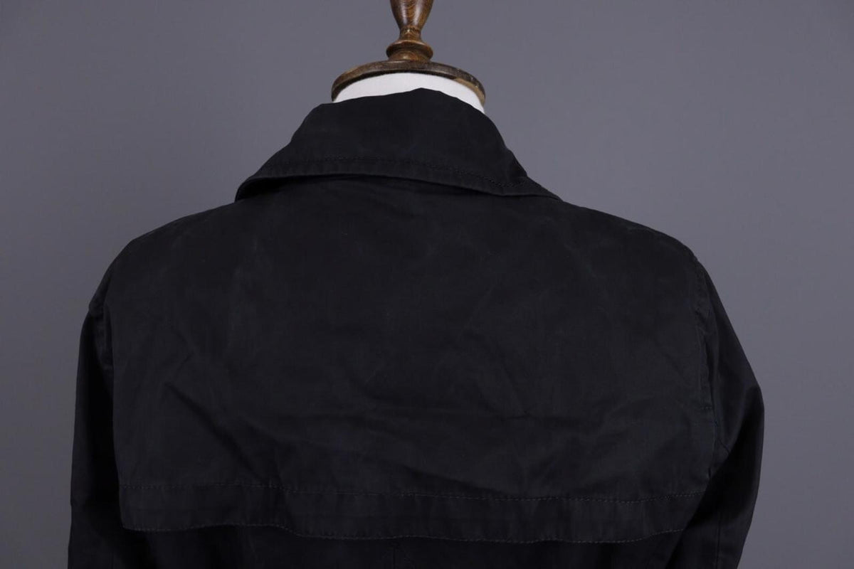 WEEKEND MAX MARA Black Double Breasted Belted Trench Coat – Size I 44 / GB 12 / S