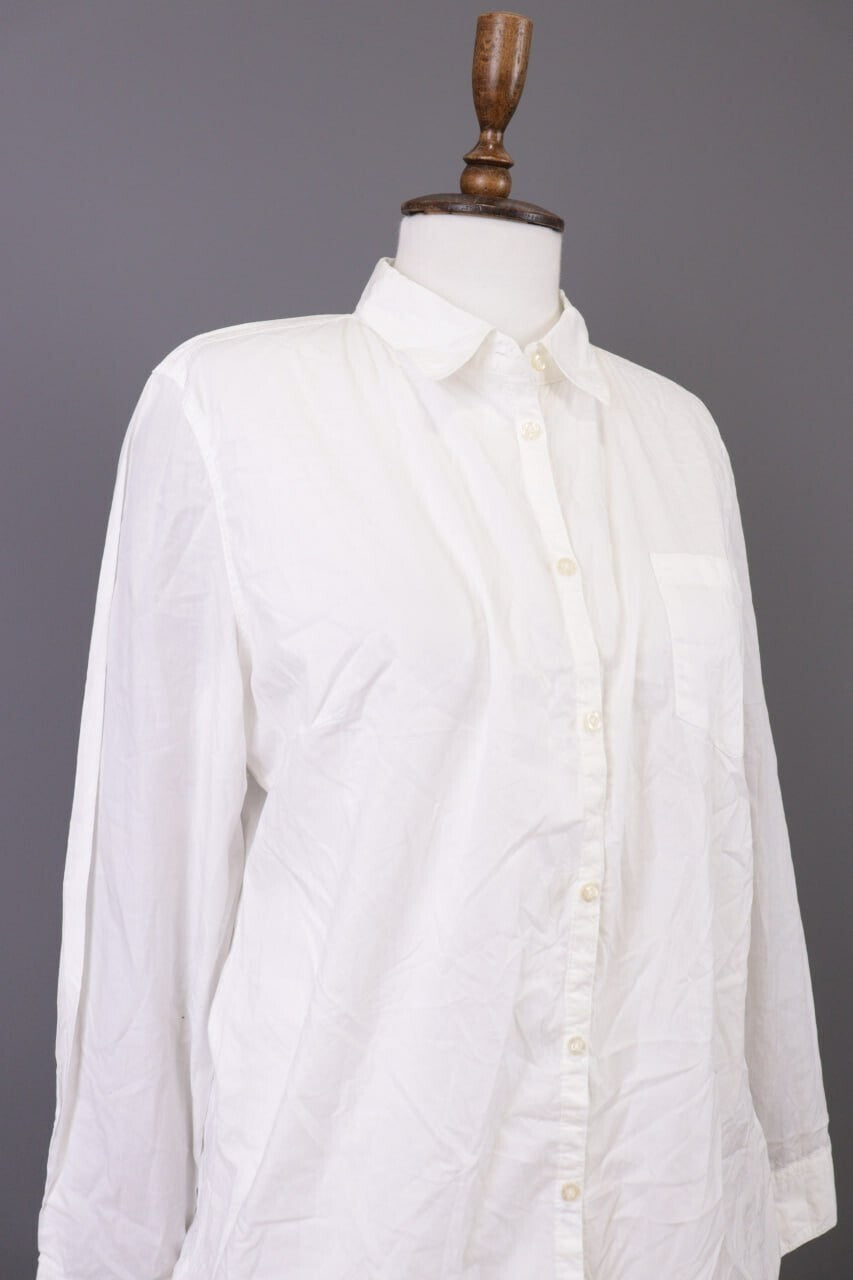 Emily Van Den Bergh White Long Sleeve Blouse Tunic Shirt – Size 44