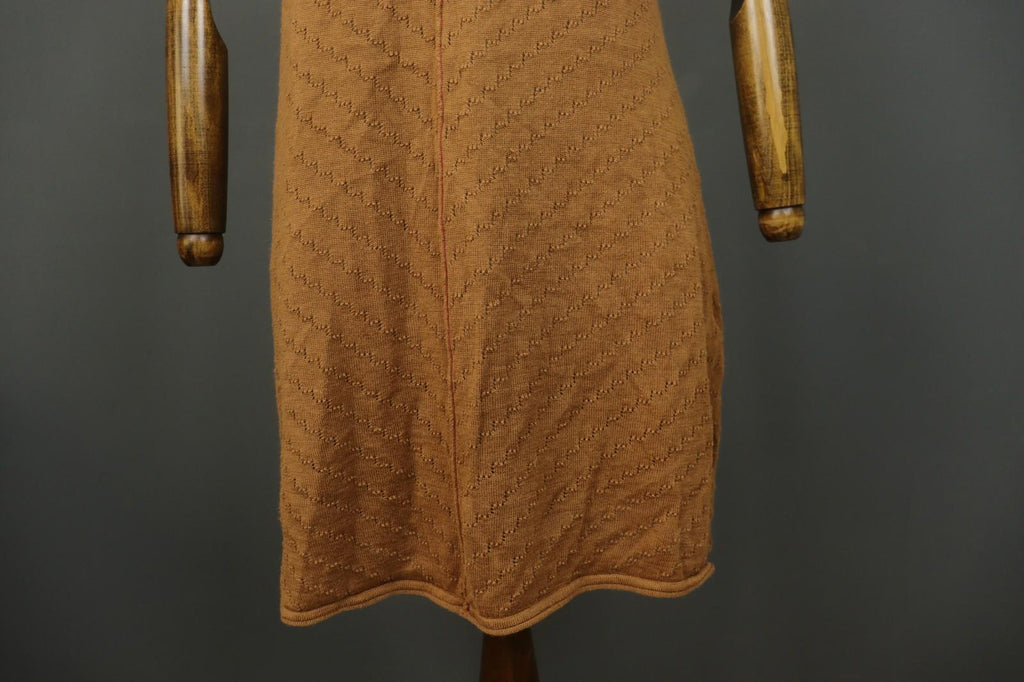 GUDRUN SJODEN Yellow Black Geometric Print Cotton Button-Up Shirt Dress – Size XL
