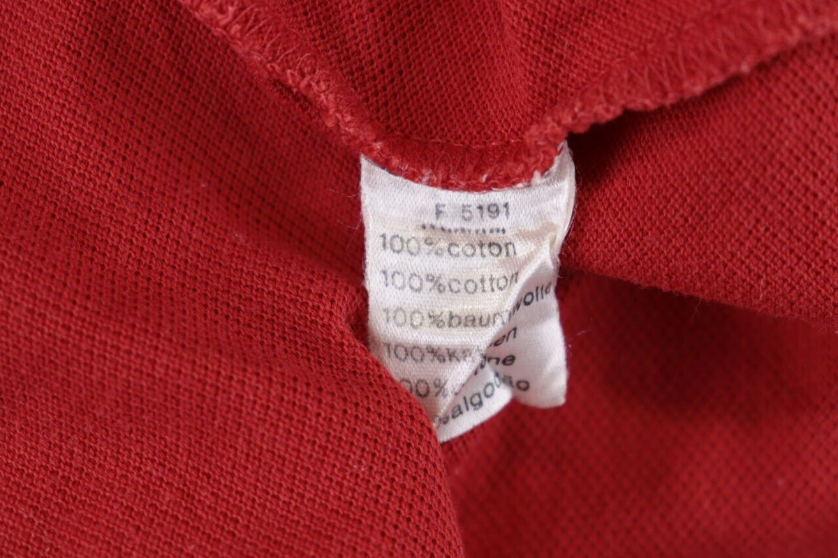 Lacoste Red Summer Men Short Sleeve Polo Shirt – Size 7 XXL