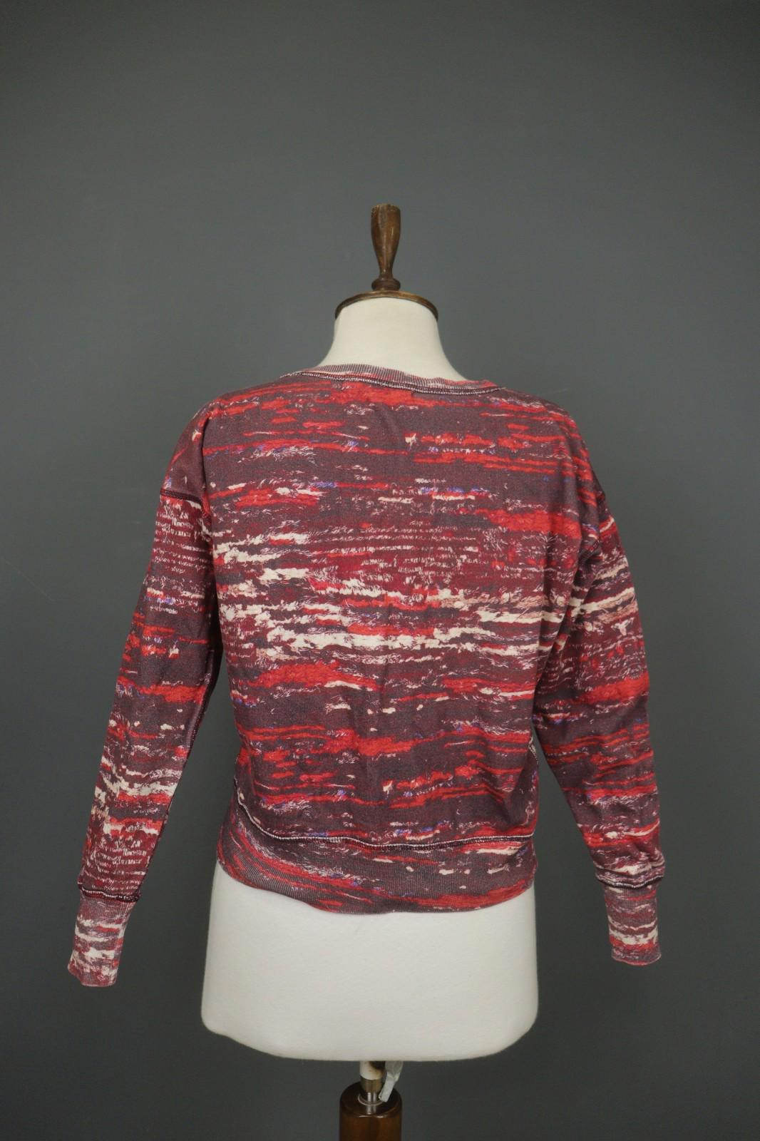 ISABEL MARANT POUR H&M Multi Space Dye Raglan Sleeve Pullover Sweater – Size 34