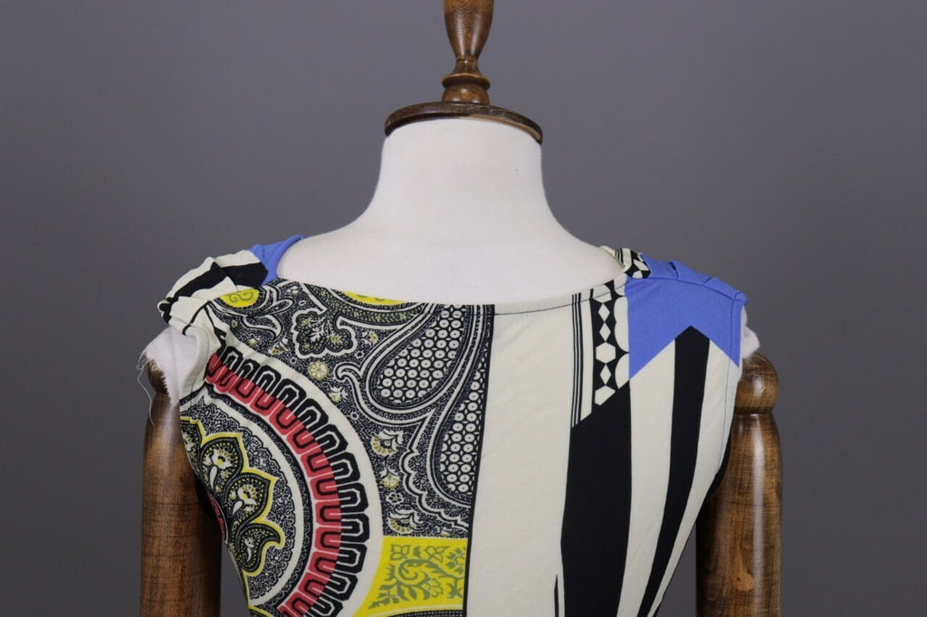 Etro Milano Multicolour Floral Paisley Sleeveless Blouse Top Shirt – Size 40