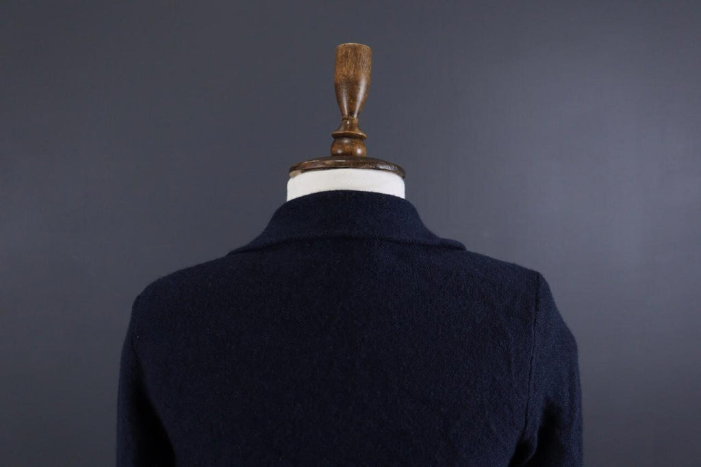 SONIA RYKIEL Blue Knit Single Breasted Blazer Jacket – Size M – Used