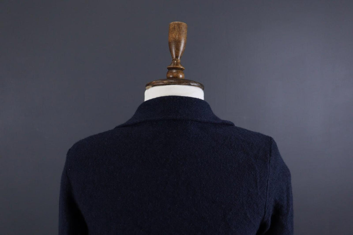 SONIA RYKIEL Blue Knit Single Breasted Blazer Jacket – Size M – Used