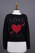 Princess Goes Hollywood Black Love Story Cashmere Knit Sweater – Size 36