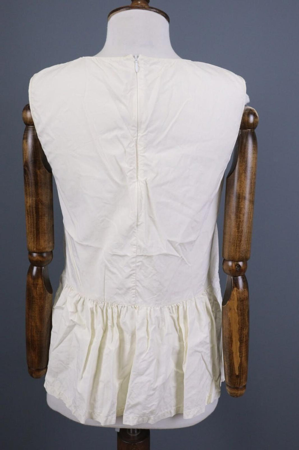MARNI White Sleeveless Blouse Shirt Top – Size 44