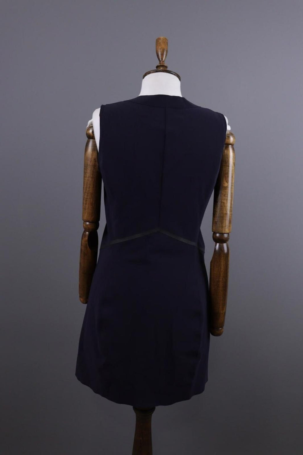 MARITHE FRANCOIS GIRBAUD Blue Tank Shift Midi Dress – Size I 46 / US 7 / F 42 / M