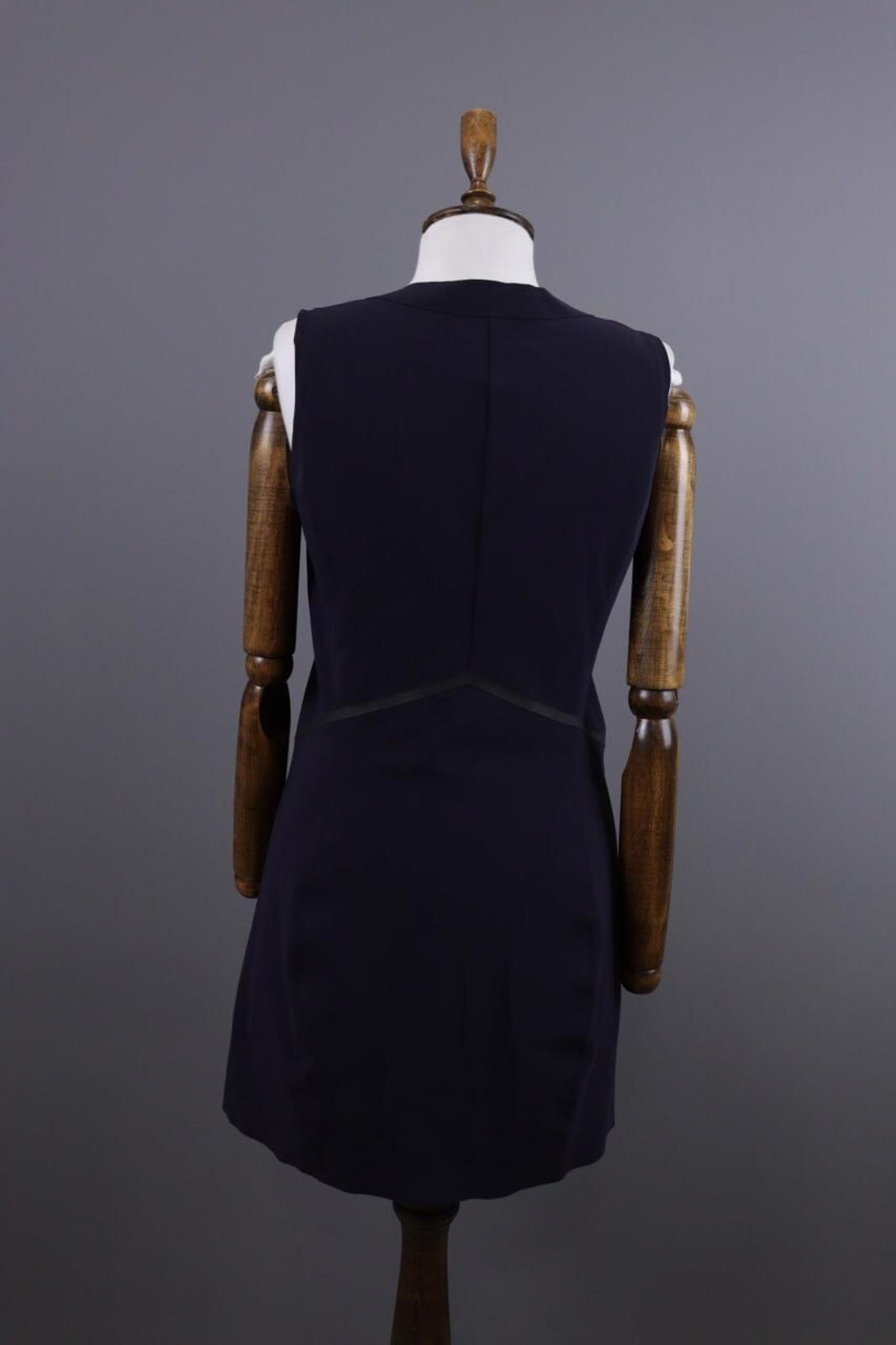 MARITHE FRANCOIS GIRBAUD Blue Tank Shift Midi Dress – Size I 46 / US 7 / F 42 / M