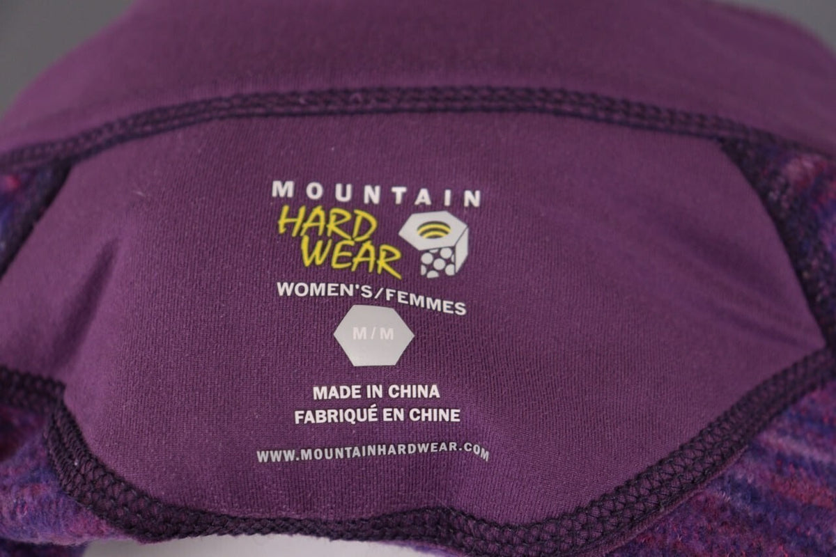 Mountain Hard Wear Purple Wool High Neck Full Zip Fleece Sweater – Size M – Used